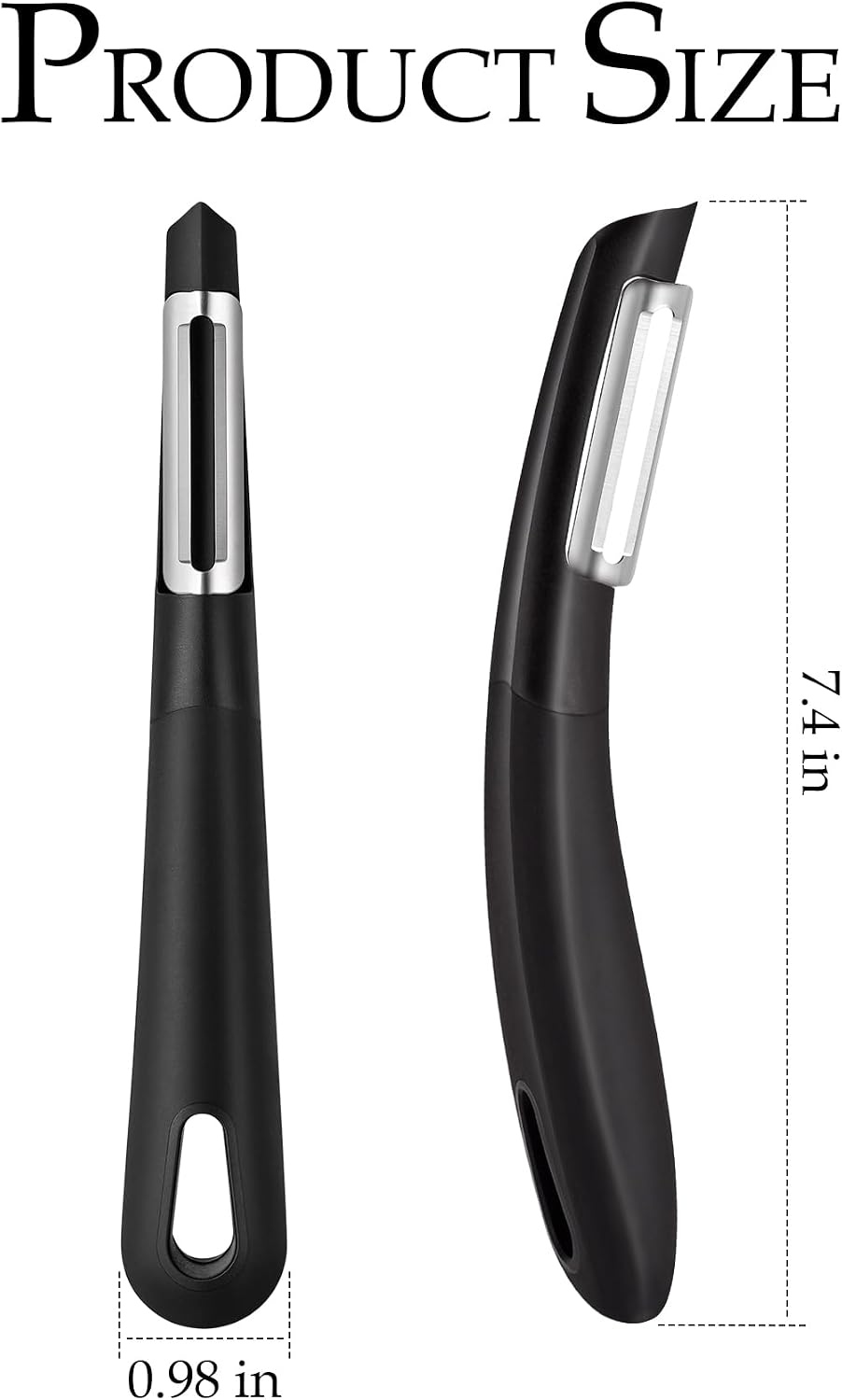 Professional Vegetable Peeler, Black