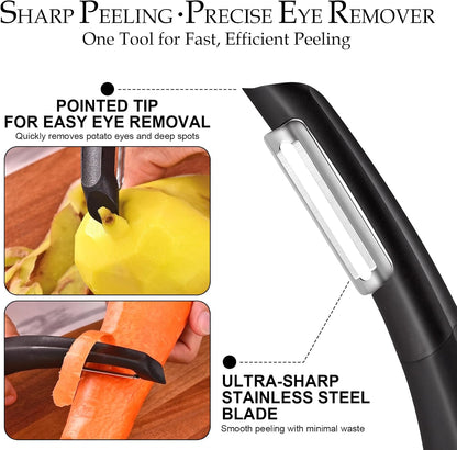 Professional Vegetable Peeler, Black