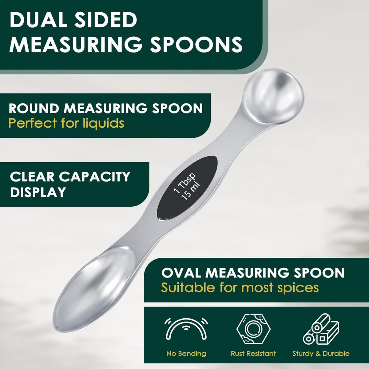 16 Pieces Magnetic Measuring Cups & Spoons Set