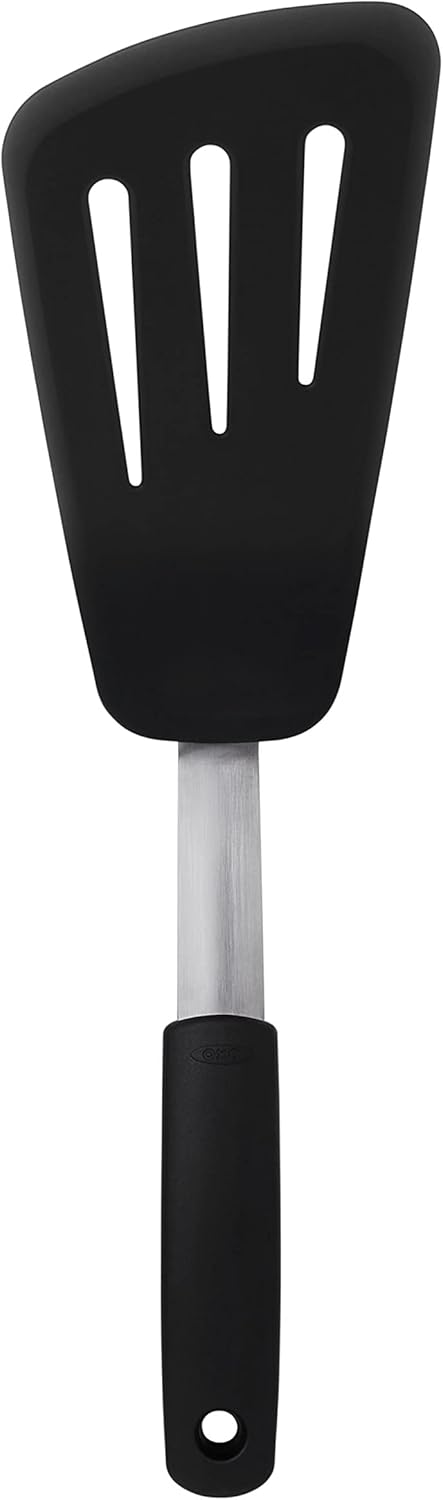 Good Grips Silicone Flexible Omelet Turner,Black