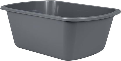 Plastic Wash Basin, 7 Qt, Rectangular, Graduated
