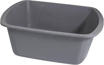 Plastic Wash Basin, 7 Qt, Rectangular, Graduated