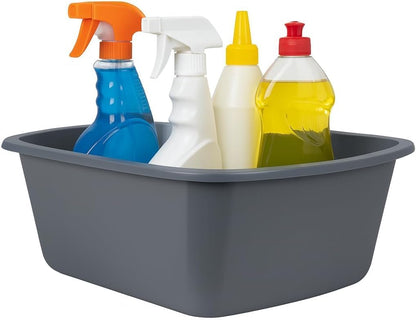 Plastic Wash Basin, 7 Qt, Rectangular, Graduated