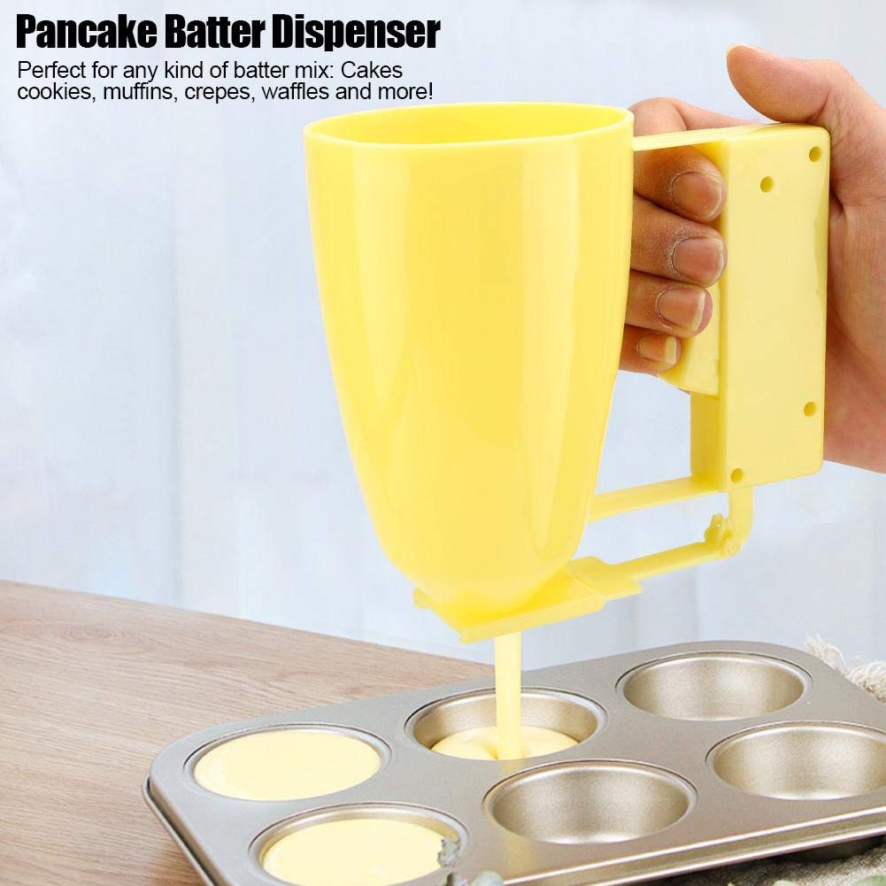 Handheld Pancake Batter Dispenser, Pancake Dispenser Funnel Cake Maker Dispenser for Batter Waffle Mix Funnel Cake Pancake Dispenser, Pancake Perfect Waffles Muffin