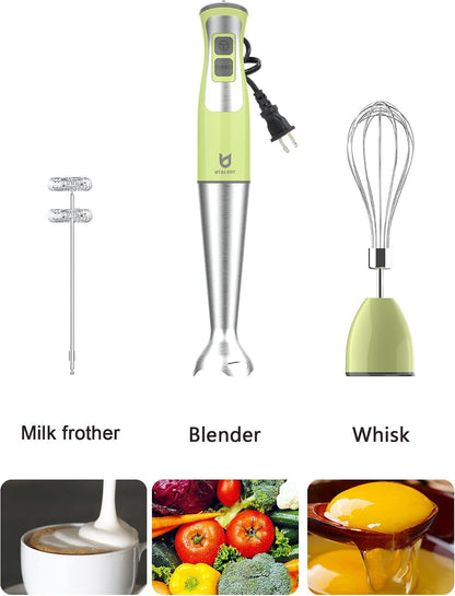 3-in-1 Immersion Hand Blender - Puree Food, Smoothies and Soups