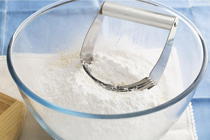 Dough Whisk, Single-Loop, 12 Inch, 18/8 Stainless Steel, For Gently Mixing Doughs, Batters, And Bread Mixes