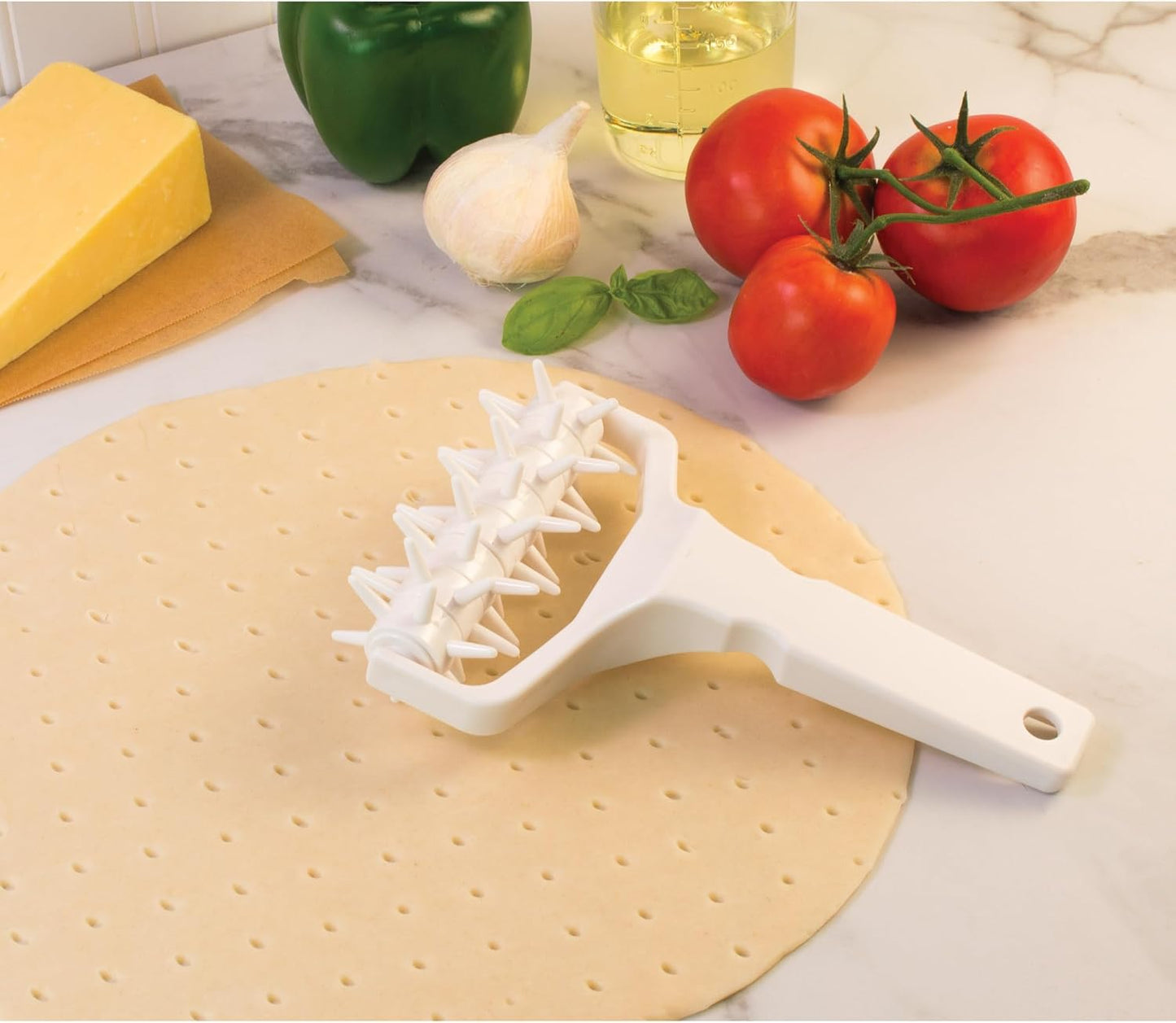 Dough Whisk, Single-Loop, 12 Inch, 18/8 Stainless Steel, For Gently Mixing Doughs, Batters, And Bread Mixes