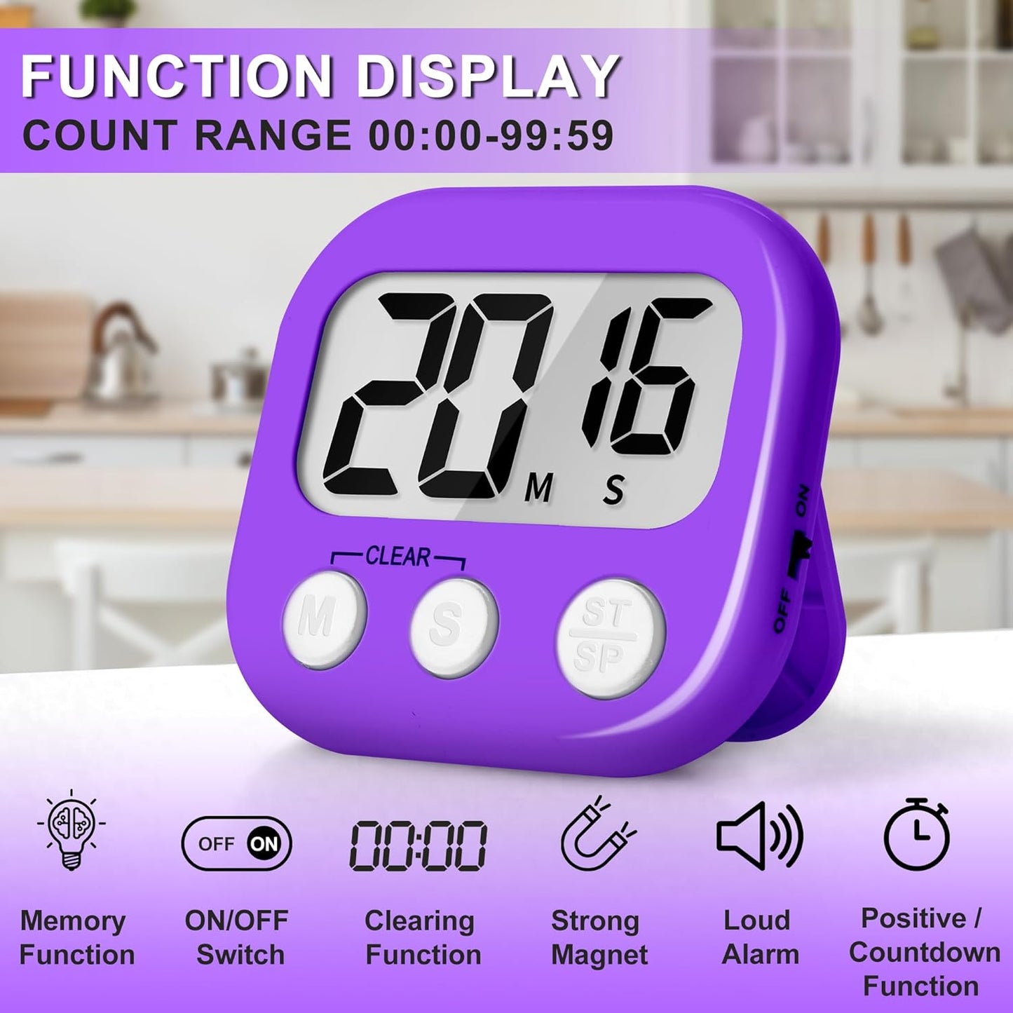 Classroom Timer for Kids Teachers 2 Pack Digital Timers