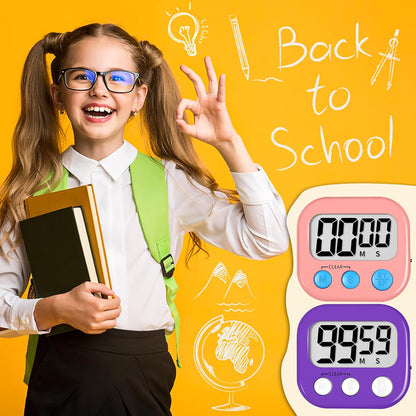 Classroom Timer for Kids Teachers 2 Pack Digital Timers
