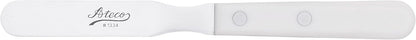 Slotted Spatula with 6 by 3-Inch Stainless Steel Blade, Plastic Handle, Dishwasher Safe