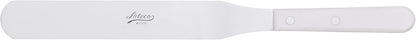 Slotted Spatula with 6 by 3-Inch Stainless Steel Blade, Plastic Handle, Dishwasher Safe