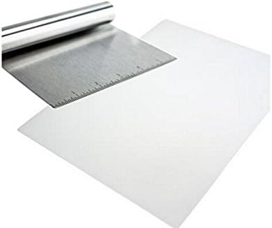 Stainless Steel Food Scraper, Multi-Purpose Bench Scraper