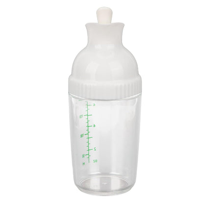 Yosoo Salad Dressing Shaker 200ml, Leakproof Sauce Dispenser Bottle with One-Handed Lever Lid for Oil, Vinegar, and Marinade Storage