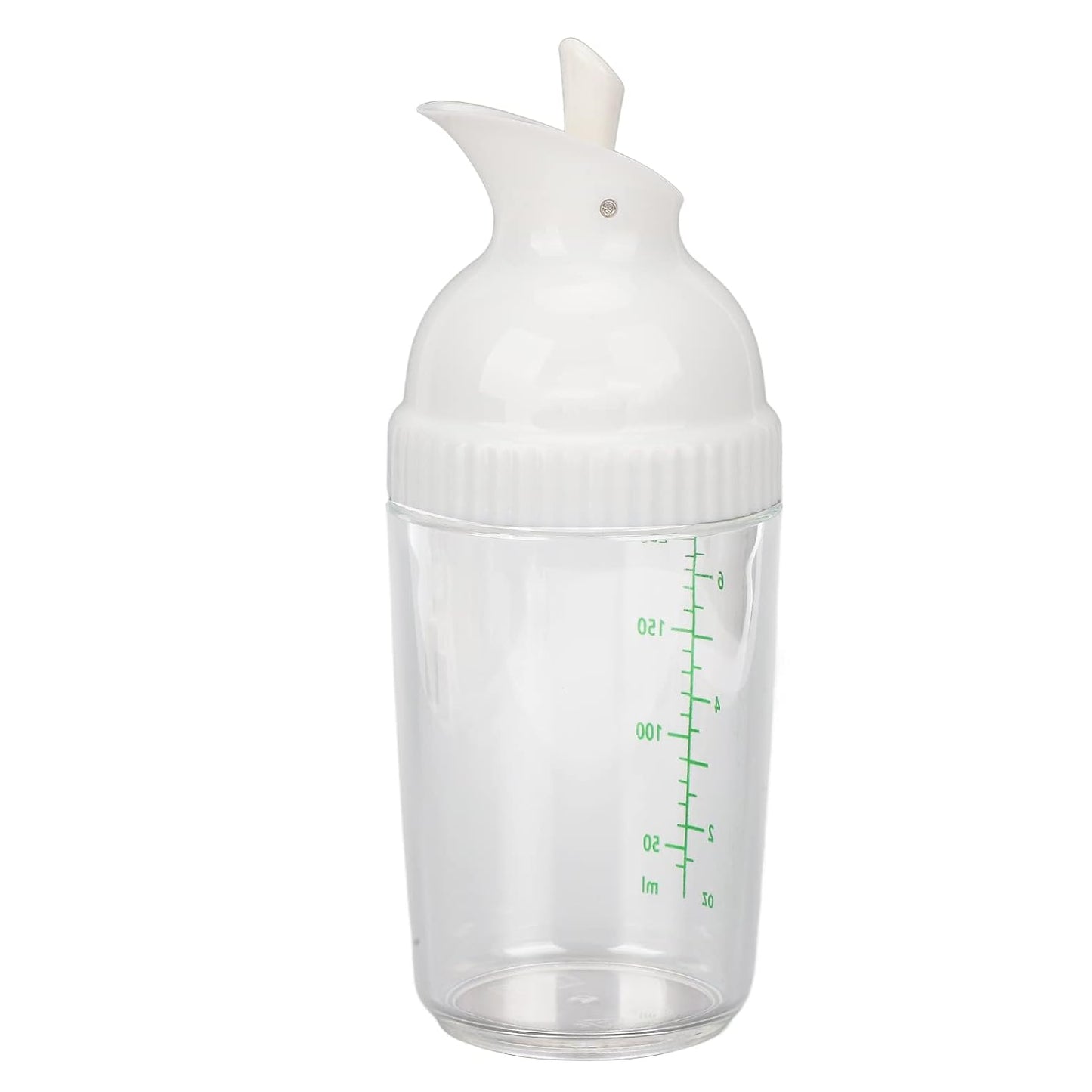 Yosoo Salad Dressing Shaker 200ml, Leakproof Sauce Dispenser Bottle with One-Handed Lever Lid for Oil, Vinegar, and Marinade Storage