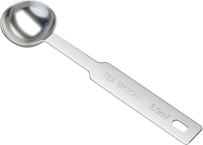 2PCS 1tsp(5ml) Stainless Steel Measuring Spoon