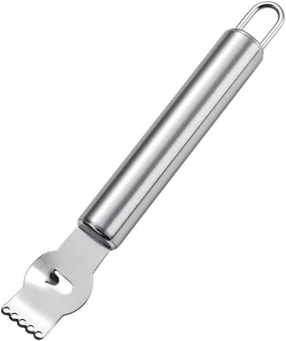 Stainless Steel Lemon Zester Grater with Channel knife Citrus Orange Peeling Tool Fruit Peelers