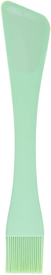 Silicone Spatula with Brush 2-in-1 Baking Scraper for Spreading Jam Jelly Mayonnaise Mixing Batter Cooking and Dessert Making Easy to Clean Kitchen Utensil 10.35 in