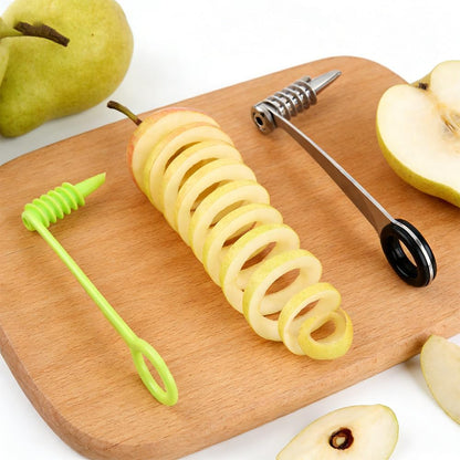 3pcs Piranha Spiral Cutter,Egg Spiral Slicer for Boiled Eggs Kitchen Tool
