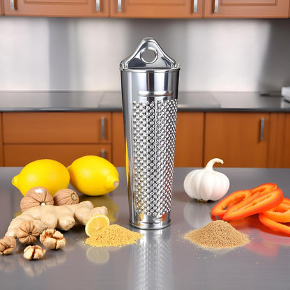 Multifunctional Kitchen Stainless Steel Ginger Garlic Nutmeg Grater Nut Walnut Lemon Hand Planer Tool Lemon Zester Durable and Professional Kitchen Tool Graters, Peelers and Slicers