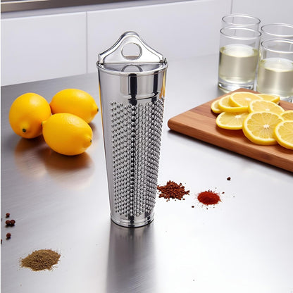 Multifunctional Kitchen Stainless Steel Ginger Garlic Nutmeg Grater Nut Walnut Lemon Hand Planer Tool Lemon Zester Durable and Professional Kitchen Tool Graters, Peelers and Slicers