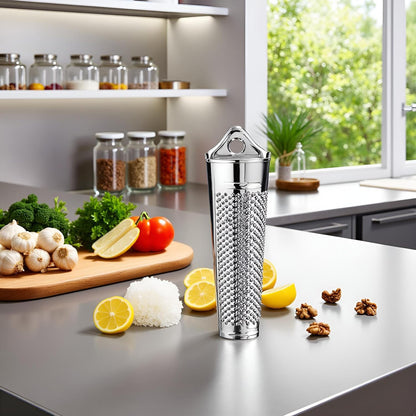 Multifunctional Kitchen Stainless Steel Ginger Garlic Nutmeg Grater Nut Walnut Lemon Hand Planer Tool Lemon Zester Durable and Professional Kitchen Tool Graters, Peelers and Slicers
