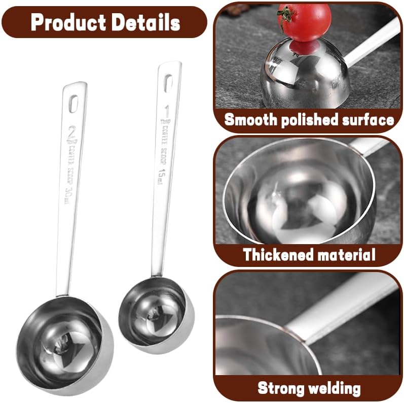 Tablespoon Measuring Spoons Stainless Steel Measuring for Cooking Coffee