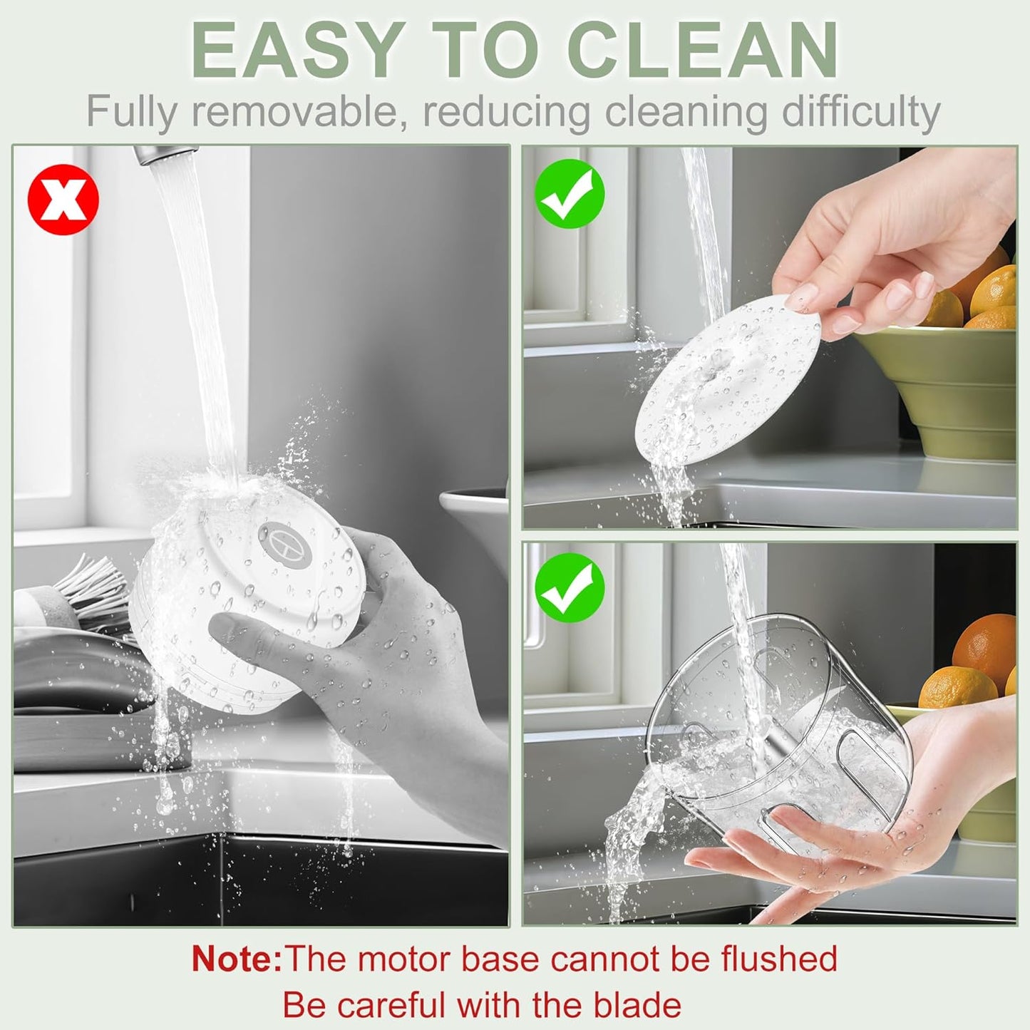 250ML Mini Electric Garlic Chopper, Garlic Mincer Grinder Masher (1 Cup) | USB Wireless Garlic Press, Small Food Processor Blender for Vegetable Ginger Chili, White