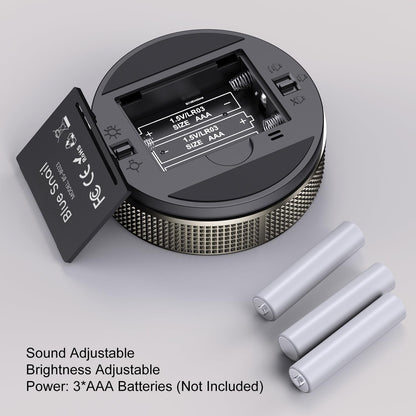 Kitchen Timer with LED Digital Display Smart Efficana for Home Classroom Gym Office, Volume and Brightness Adjustable Productivity Timer (Guncolor)