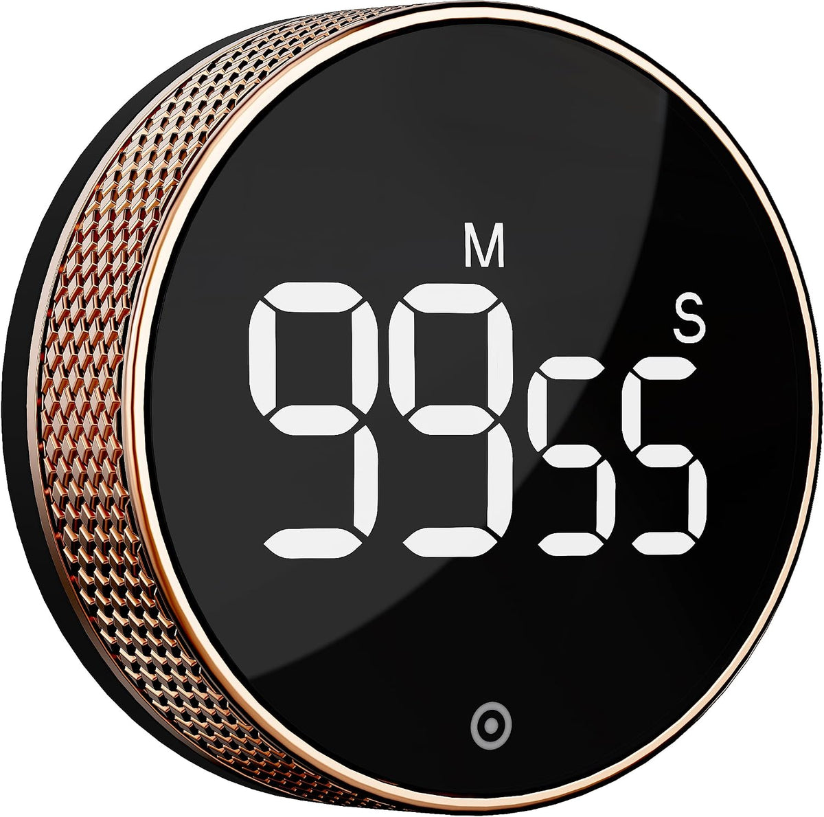 Kitchen Timer with LED Digital Display Smart Efficana for Home Classroom Gym Office, Volume and Brightness Adjustable Productivity Timer (Guncolor)