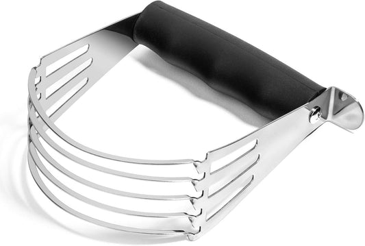 Pastry Blender Dough Cutter - Soft Grip Handle & Stainless Steel Blades - Professional Flour Mixer for Pasta, Pie Crust and Cake