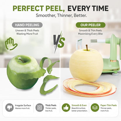 Apple Peeler Slicer Corer with 2 Blades for Home Kitchen