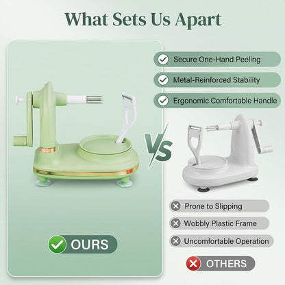 Apple Peeler Slicer Corer with 2 Blades for Home Kitchen