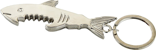Shark Keychain Zinc Alloy Bottle Opener Beer Opener Tool Key Tag Chain Ring Accessories