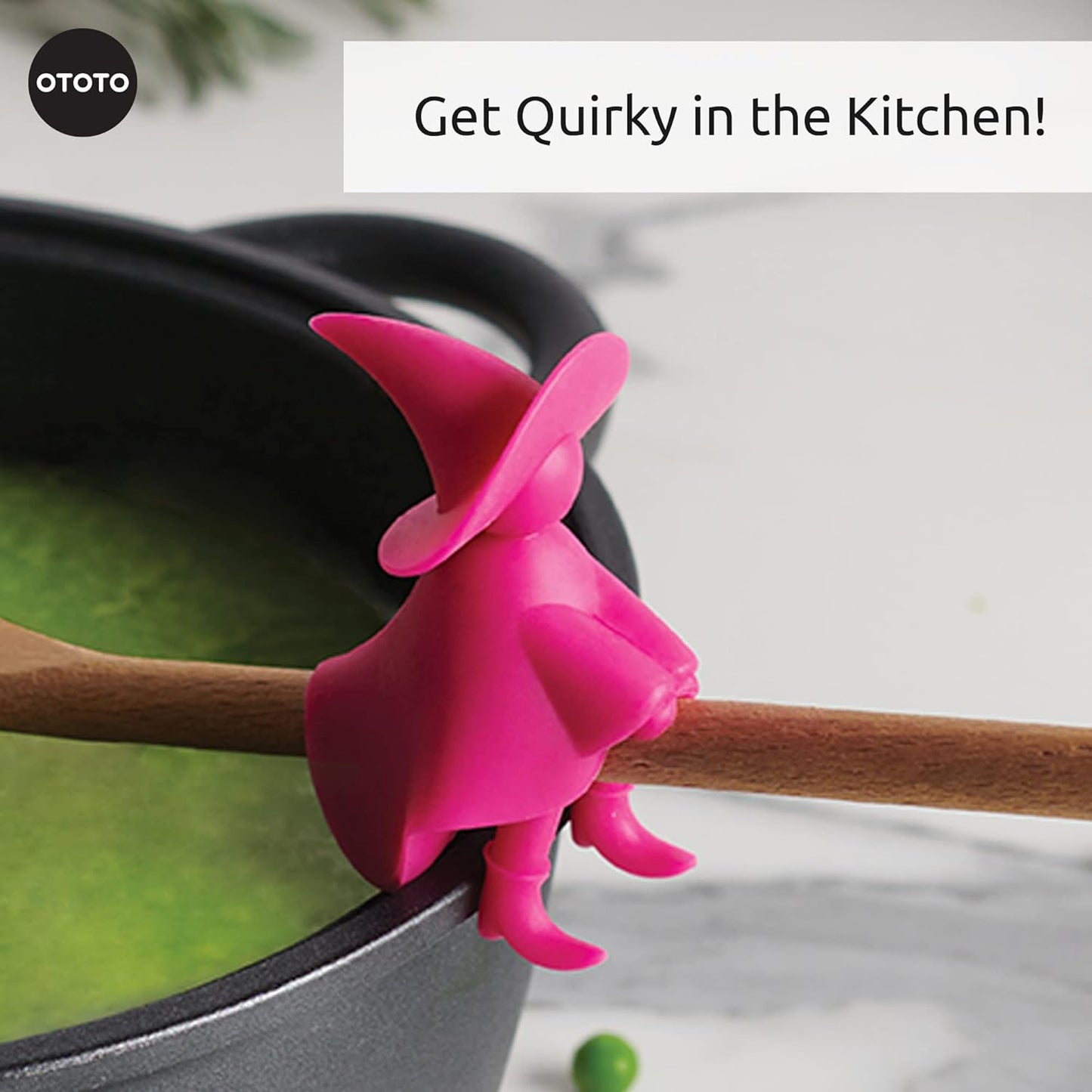 2 in 1 Silicone Spoon Rest & Steam Releaser - Large Spoon Holder for Stove Top - Unique and Useful Gift for Cooking - Heat Resistant Utensil Rest, Kitchen Gadgets, Red Gift (Red the Crab)