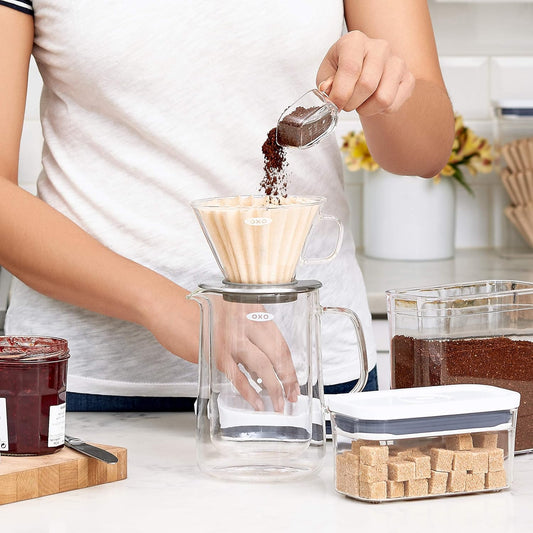 Good Grips POP Container Coffee Scoop, Clear