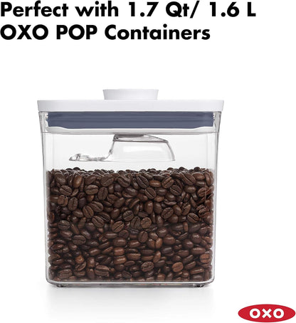 Good Grips POP Container Coffee Scoop, Clear