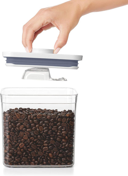 Good Grips POP Container Coffee Scoop, Clear