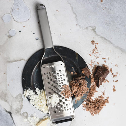 Professional Series - 2-Way Cutter, Elegant Design Made of Stainless Steel, Perfect for Zucchini, Apples, Pears, Radishes, Hard Cheese or Chocolate and More, Stainless Steel Blade - Made in