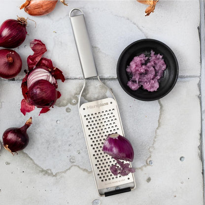 Professional Series - 2-Way Cutter, Elegant Design Made of Stainless Steel, Perfect for Zucchini, Apples, Pears, Radishes, Hard Cheese or Chocolate and More, Stainless Steel Blade - Made in