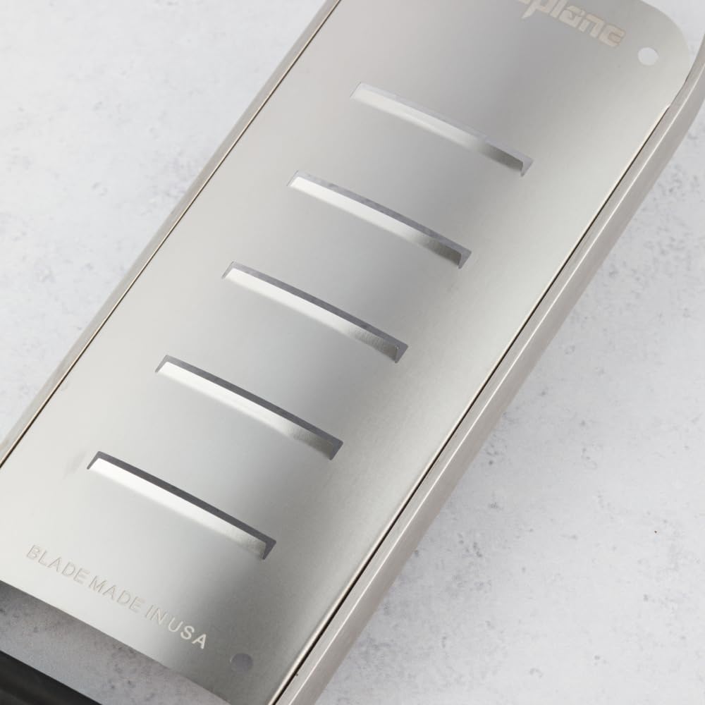 Professional Series - 2-Way Cutter, Elegant Design Made of Stainless Steel, Perfect for Zucchini, Apples, Pears, Radishes, Hard Cheese or Chocolate and More, Stainless Steel Blade - Made in