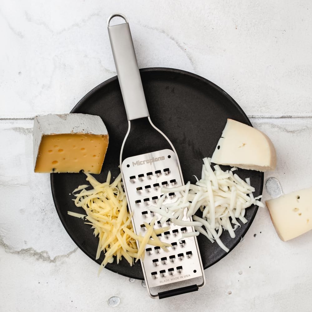 Professional Series - 2-Way Cutter, Elegant Design Made of Stainless Steel, Perfect for Zucchini, Apples, Pears, Radishes, Hard Cheese or Chocolate and More, Stainless Steel Blade - Made in