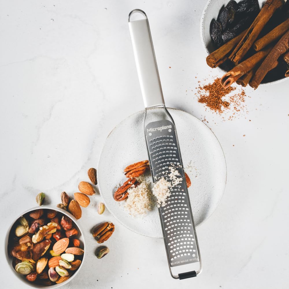 Professional Series - 2-Way Cutter, Elegant Design Made of Stainless Steel, Perfect for Zucchini, Apples, Pears, Radishes, Hard Cheese or Chocolate and More, Stainless Steel Blade - Made in