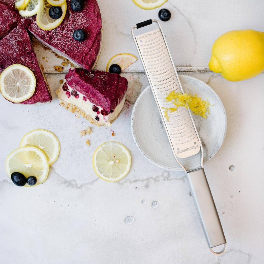 Professional Series - 2-Way Cutter, Elegant Design Made of Stainless Steel, Perfect for Zucchini, Apples, Pears, Radishes, Hard Cheese or Chocolate and More, Stainless Steel Blade - Made in
