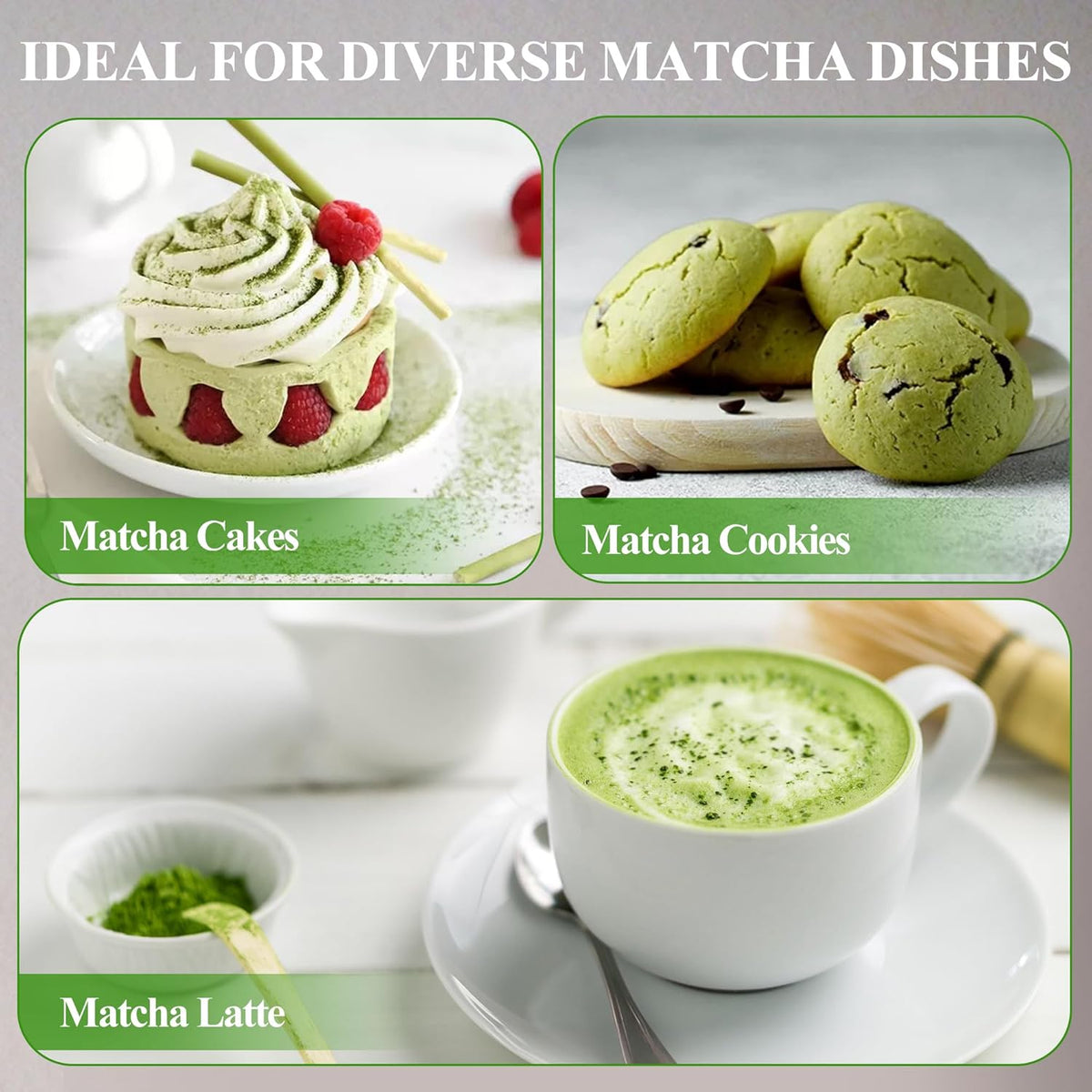 Matcha Whisk Set with Modern Black Ceramic Bowl - Japanese Tea Ceremony Essentials, Includes Bamboo Whisk (Chasen), Holder, Matcha Powder Sifter, Scoop, Complete Preparation Kit