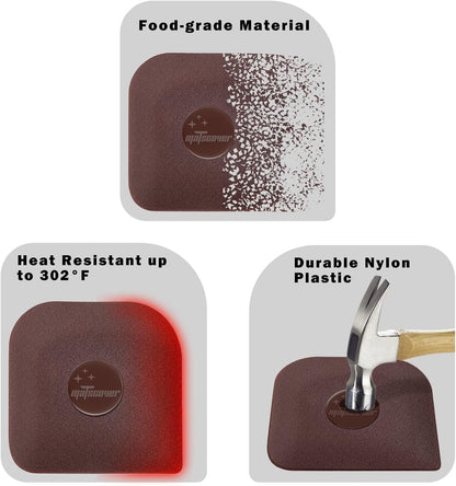 Pan Scraper, Pot & Dish Scraper Plastic, Sturdy Scraper Kitchen Tool