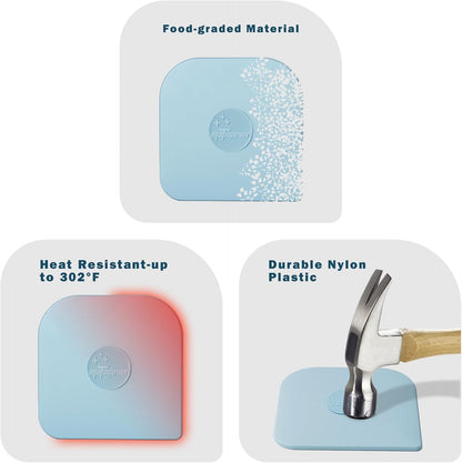 Pan Scraper, Pot & Dish Scraper Plastic, Sturdy Scraper Kitchen Tool