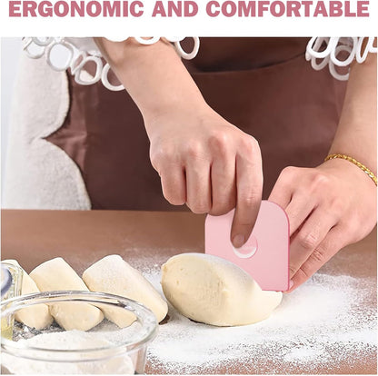 Pan Scraper, Pot & Dish Scraper Plastic, Sturdy Scraper Kitchen Tool