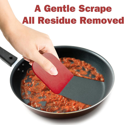 Pan Scraper, Pot & Dish Scraper Plastic, Sturdy Scraper Kitchen Tool