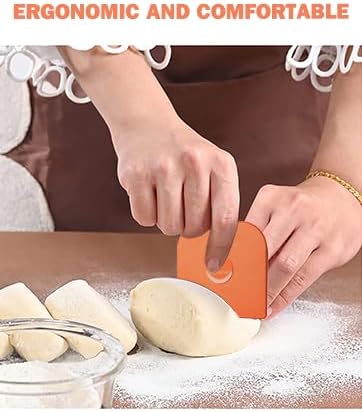 Pan Scraper, Pot & Dish Scraper Plastic, Sturdy Scraper Kitchen Tool