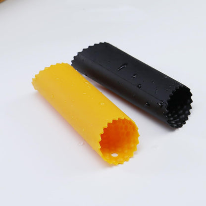 Silicone Garlic Peeler 6 Piece, Garlic Roller, Inner Wall Polka Dot Design, with Hanging Holes, Easy to Operate and Dishwasher Safe.